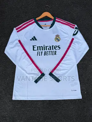 Real Madrid Home Long Sleeve Jersey 2026/27 – Fan & Player Version