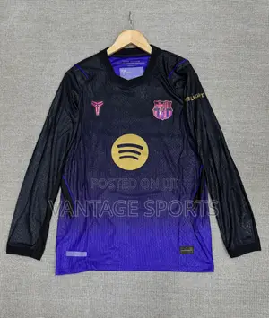Barcelona Away Black Long Sleeve Jersey 2026/27 – Fan & Player Version