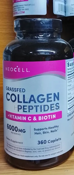 NeoCell Collagen Peptides + Vitamin C & Biotin 6000mg (360 Caplets)