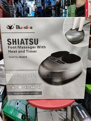 Foot Massager With Heated Shiatsu for Plantar Fasciitis Relief.
