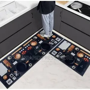 Waterproof 3.5MM Thickness 2 in 1 Kitchen Mat (48x78x48x148) T2m
