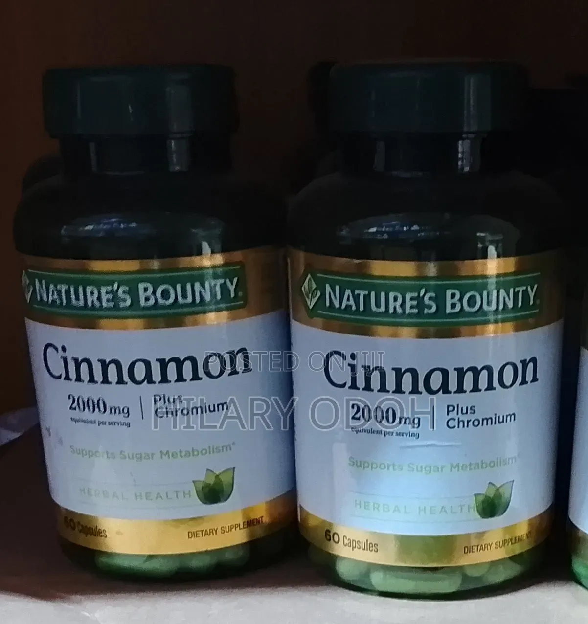 Nature's Bounty Cinnamon 2000mg Plus Chromium