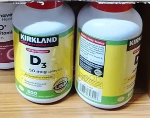Kirkland Signature Extra Strength Vitamin D3 50 MCG (2,000 IU) 600