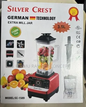 3.5L German Technology Silver Crest Blender With Extra Mill Jar