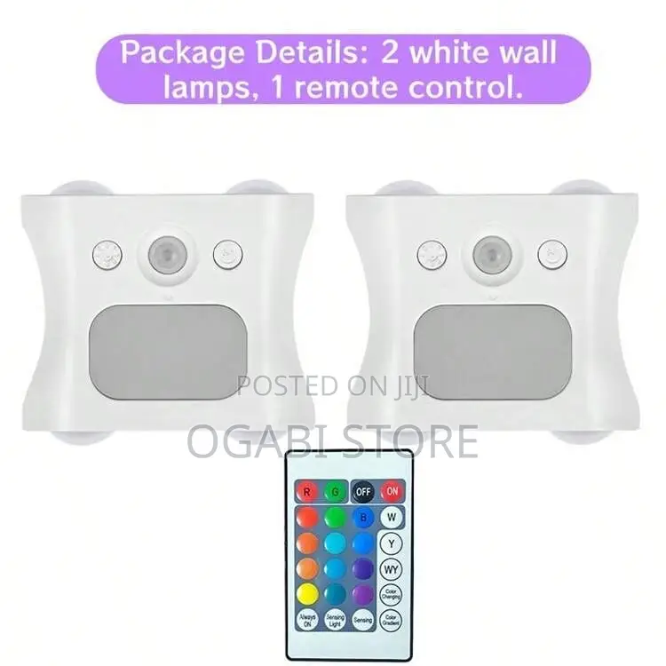 Four-Head Motion Sensor Ambient Wall Light