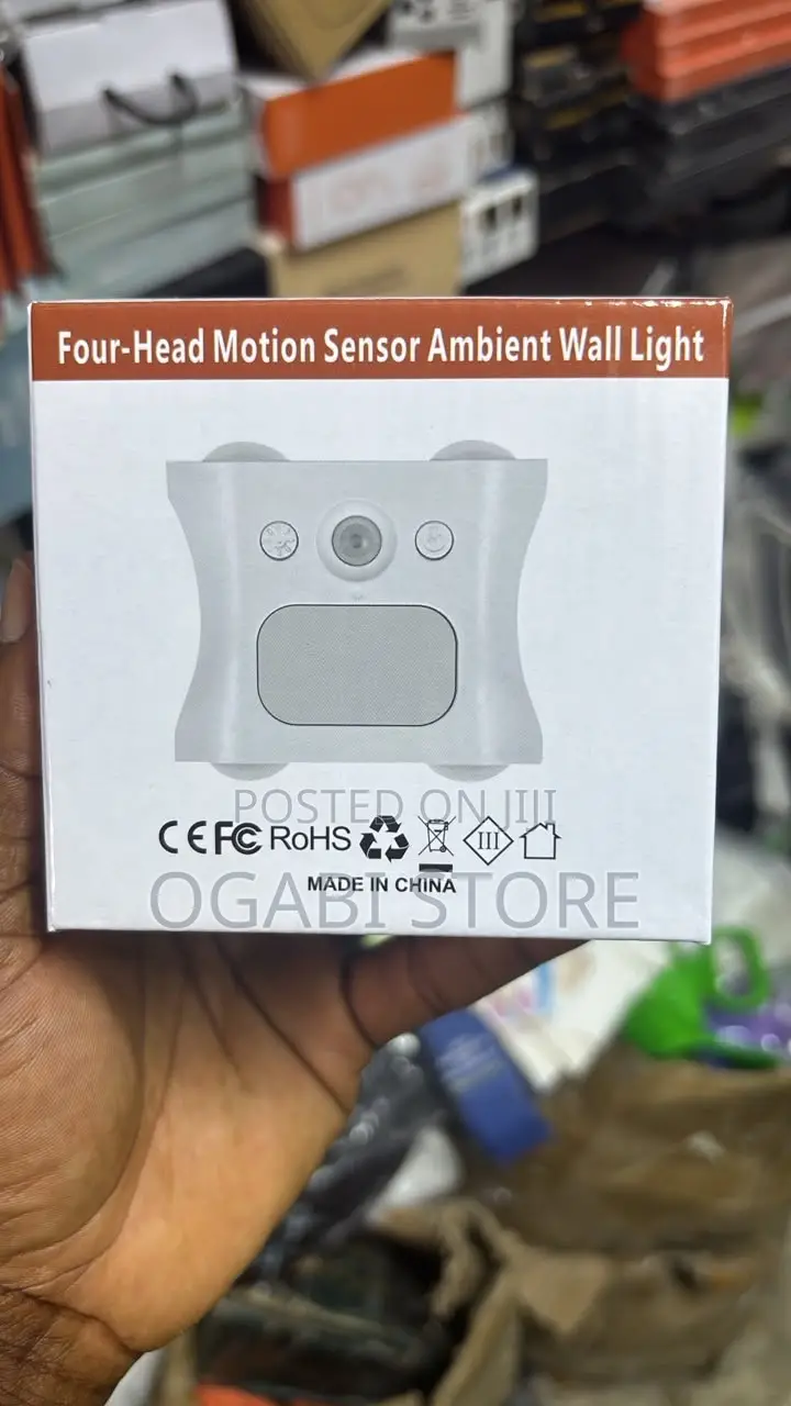 Four-Head Motion Sensor Ambient Wall Light