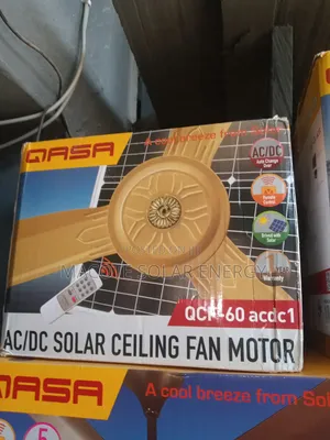 60" Solar Wada Ceiling Fan