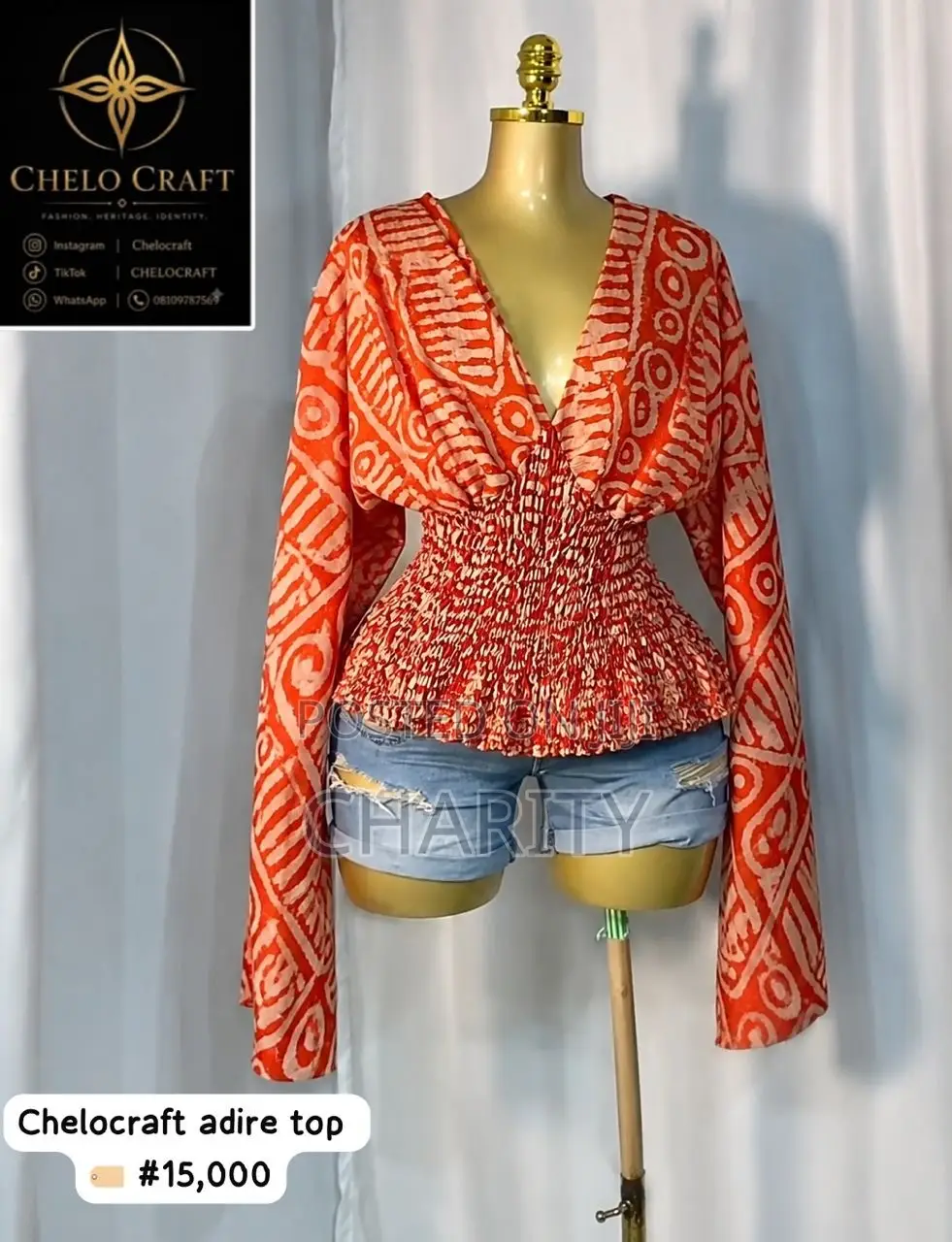 Quality Adire Blouse