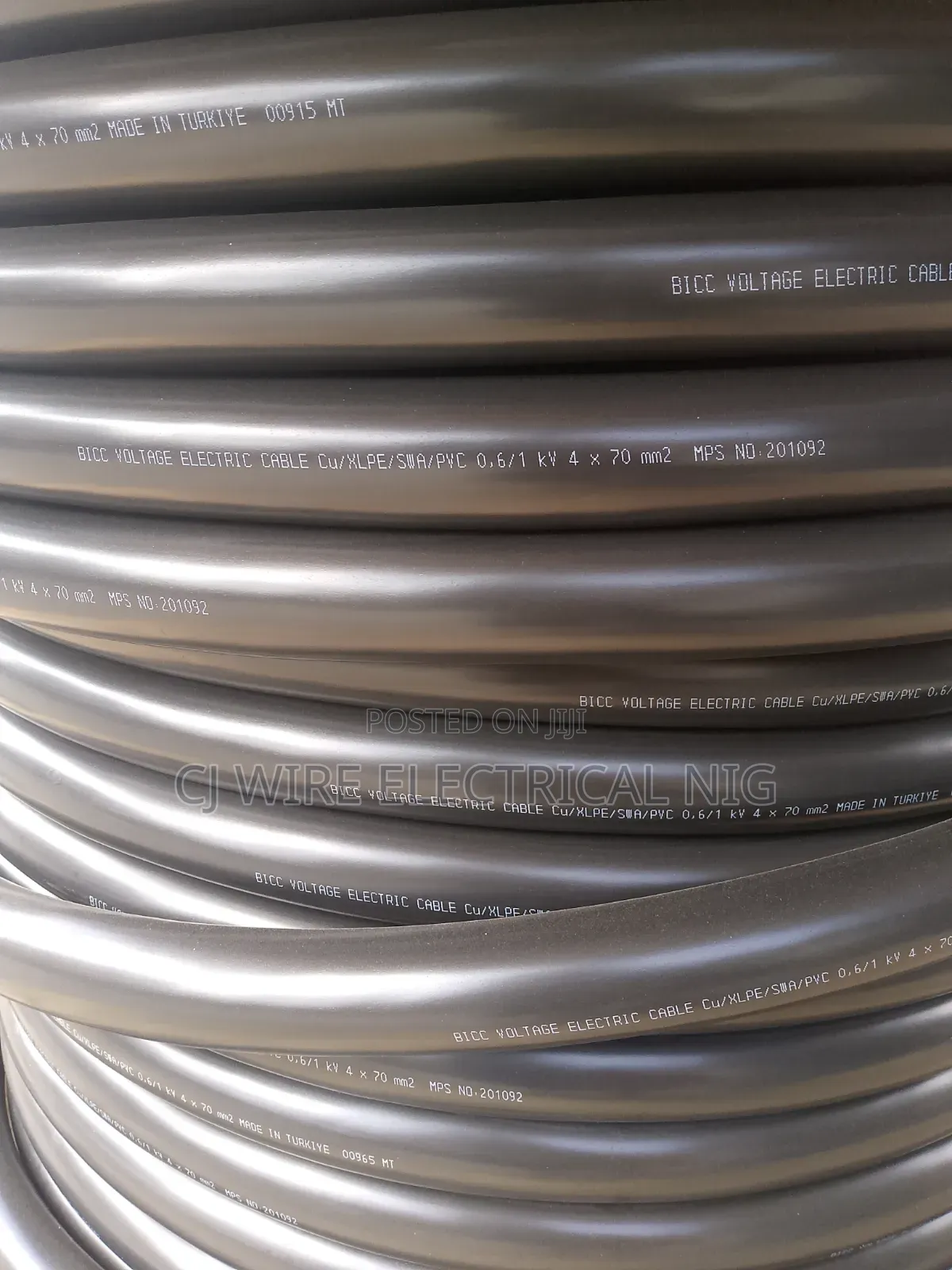 70mm 4core Armored Cable