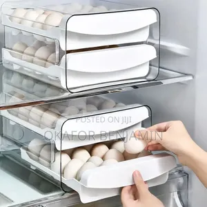 High Quality Double Layer Acrylic Egg Storage Container