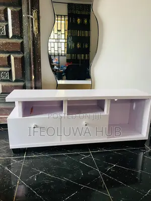 White TV Shelf