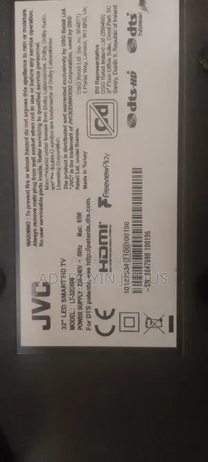 JVC Smart TV 32" Led