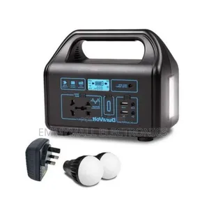 150W Solar Portable Generator With 30W Panel and Bulb