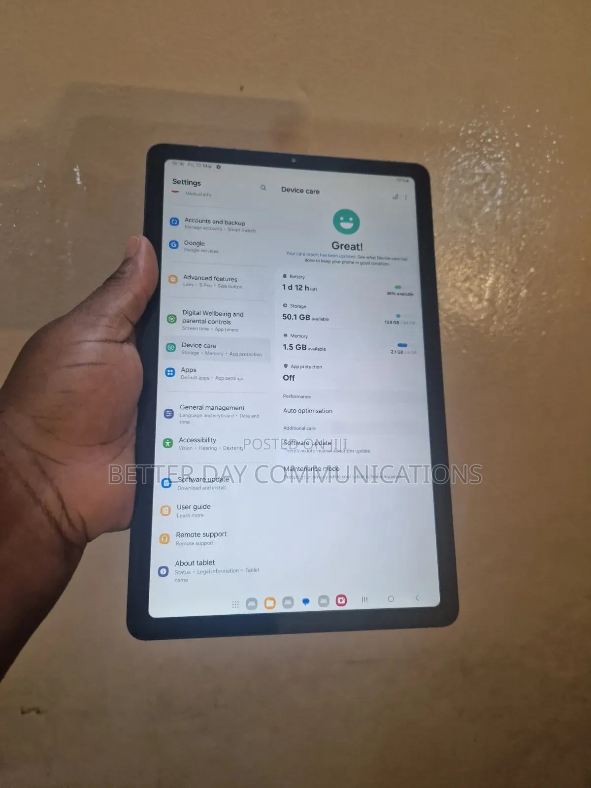 Samsung Galaxy Tab S6 Lite 64 GB Gray