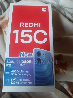Xiaomi Redmi 15C 4G 128 GB Black