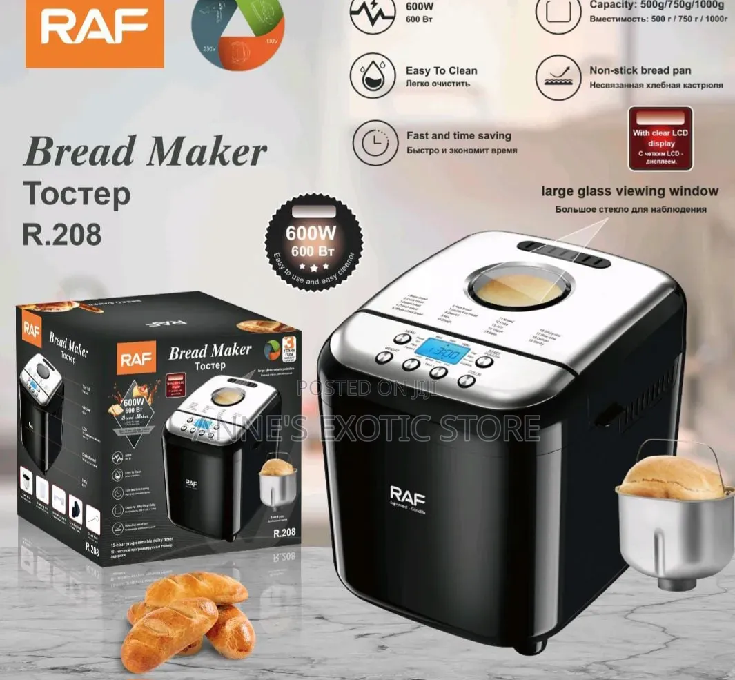 Raf R.208 1kg Automatic Bread Maker 600w