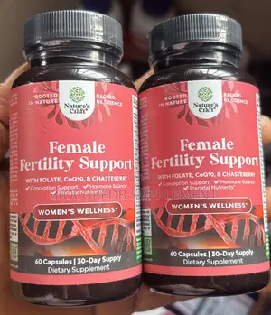 Female Fertility Support Capsules + Prenatal & CoQ10 – 60 Capsules