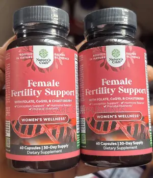 Female Fertility Support Capsules + Prenatal & CoQ10 – 60 Capsules