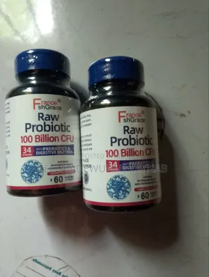 RAW Probiotics Capsules 100 Billion Cfu With Digestive Enzymes