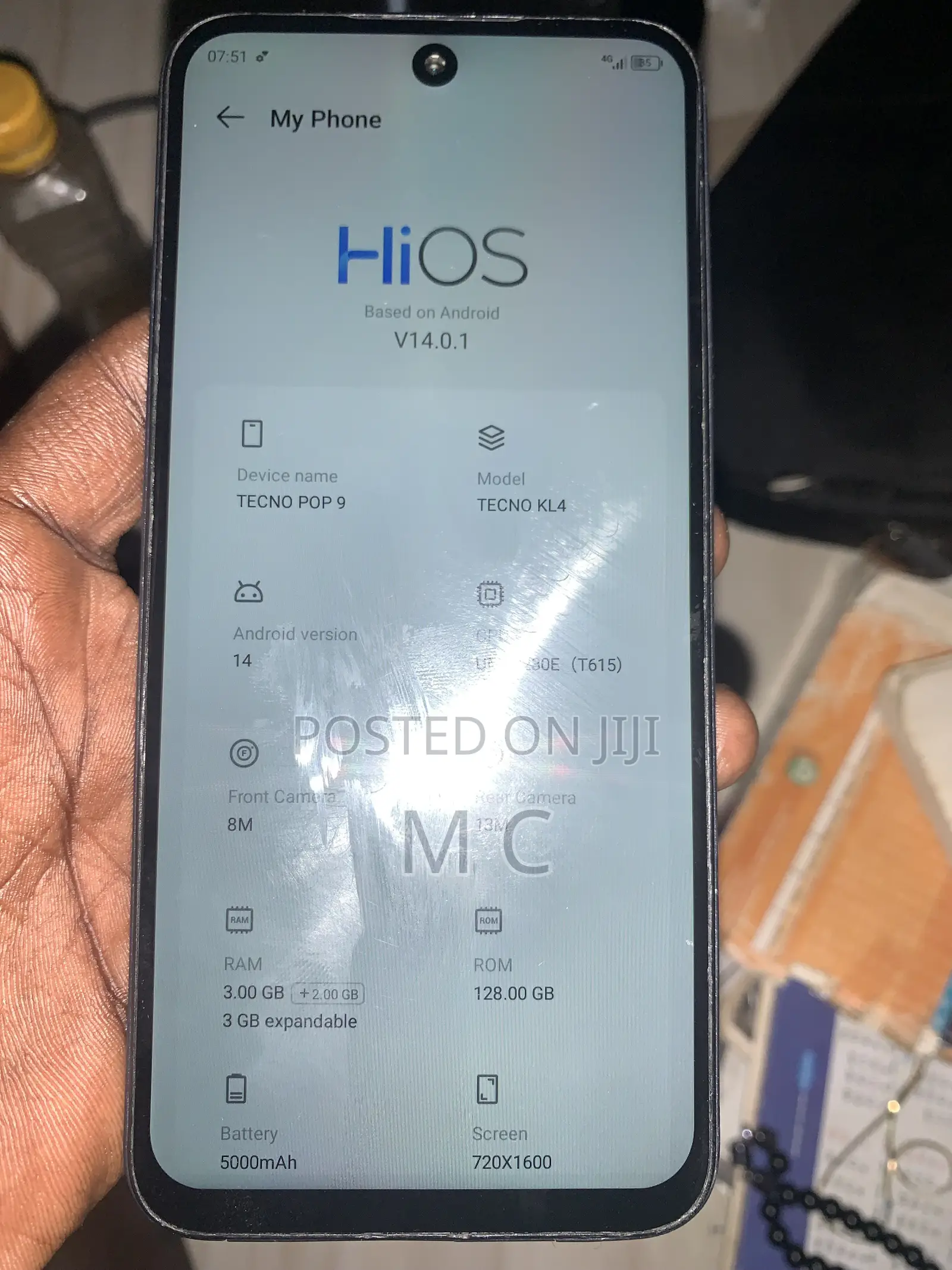 Tecno Pop 9 128 GB Blue