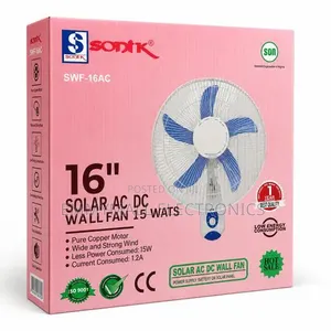 15W Solar Wall Fan -16inches