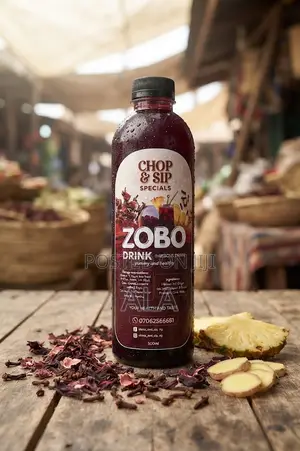 Plantain Chips and Zobo