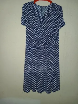 A Beautiful Blue and White Coloured Dress