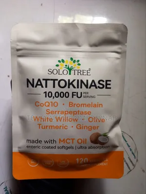 Nattokinase, Serrapeptase,coQ10 -Heart Support Supplements