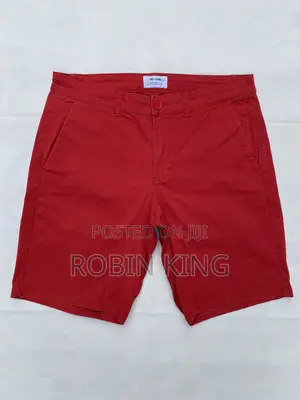Only and Sons Red Chinos Shorts Size W32 L19