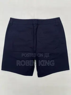 ASOS Design Dark Blue Chinos Shorts Size W32 L17