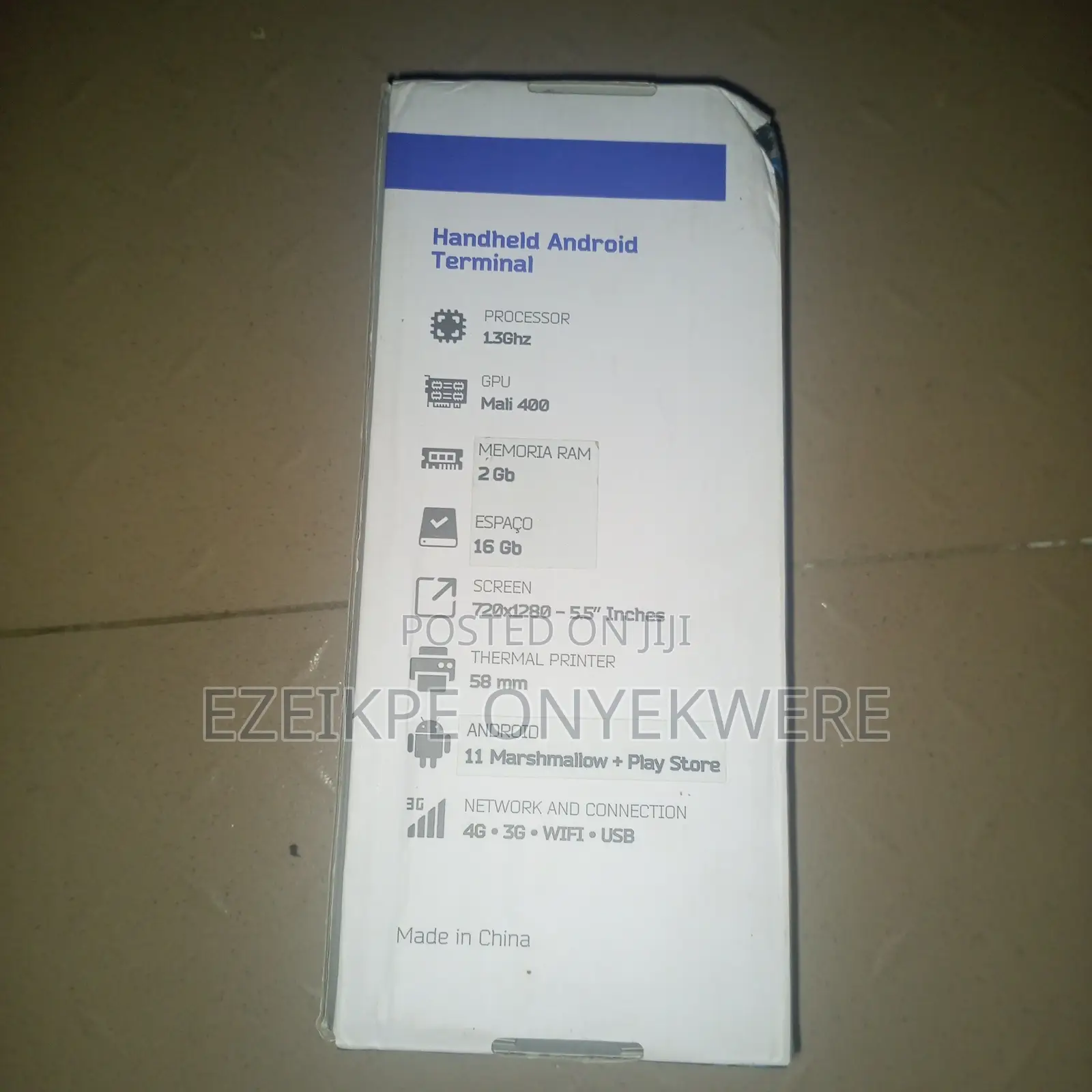 DTL Android POS Terminal With Barcode Scanner