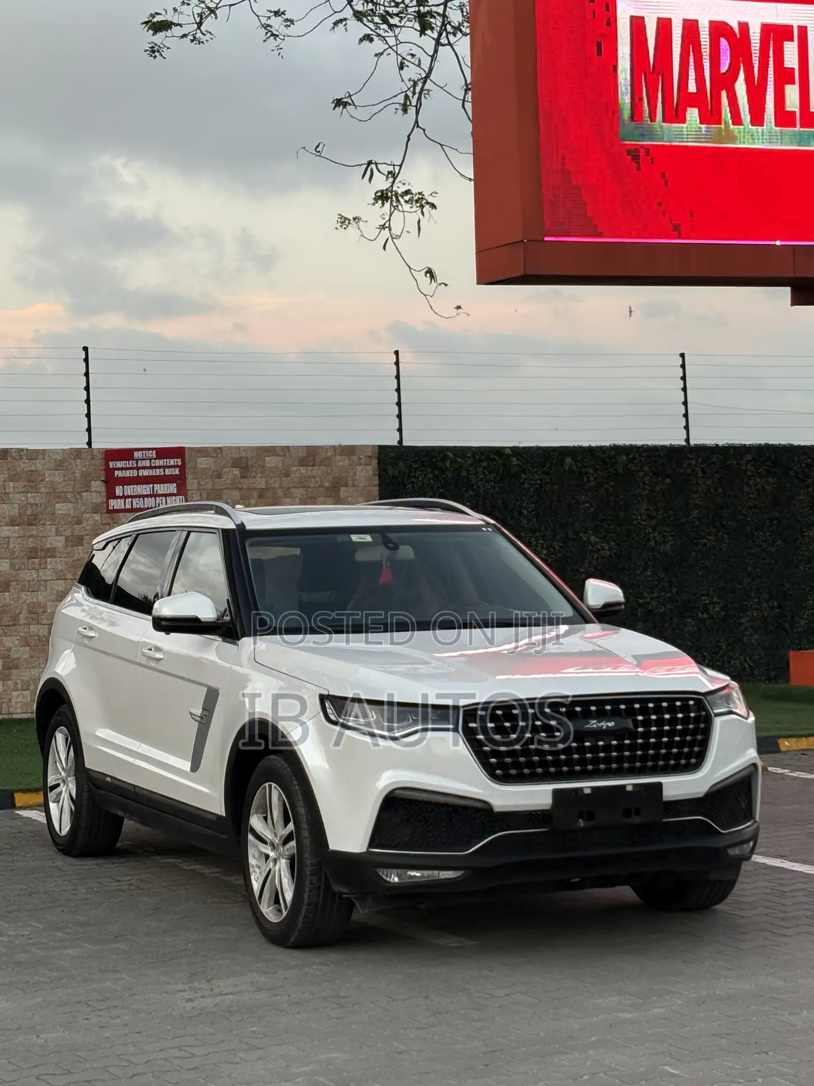 New Zotye T700 2018 White