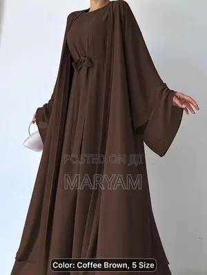 Open Abaya Kimono – Elegant Chiffon Modest Wear