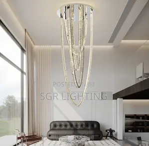 Duplex Living Room High-End Crystal Chandelier Modern Art Chandelier