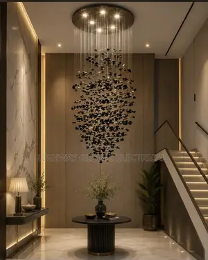600mm Stair Stone Stair Chandelier