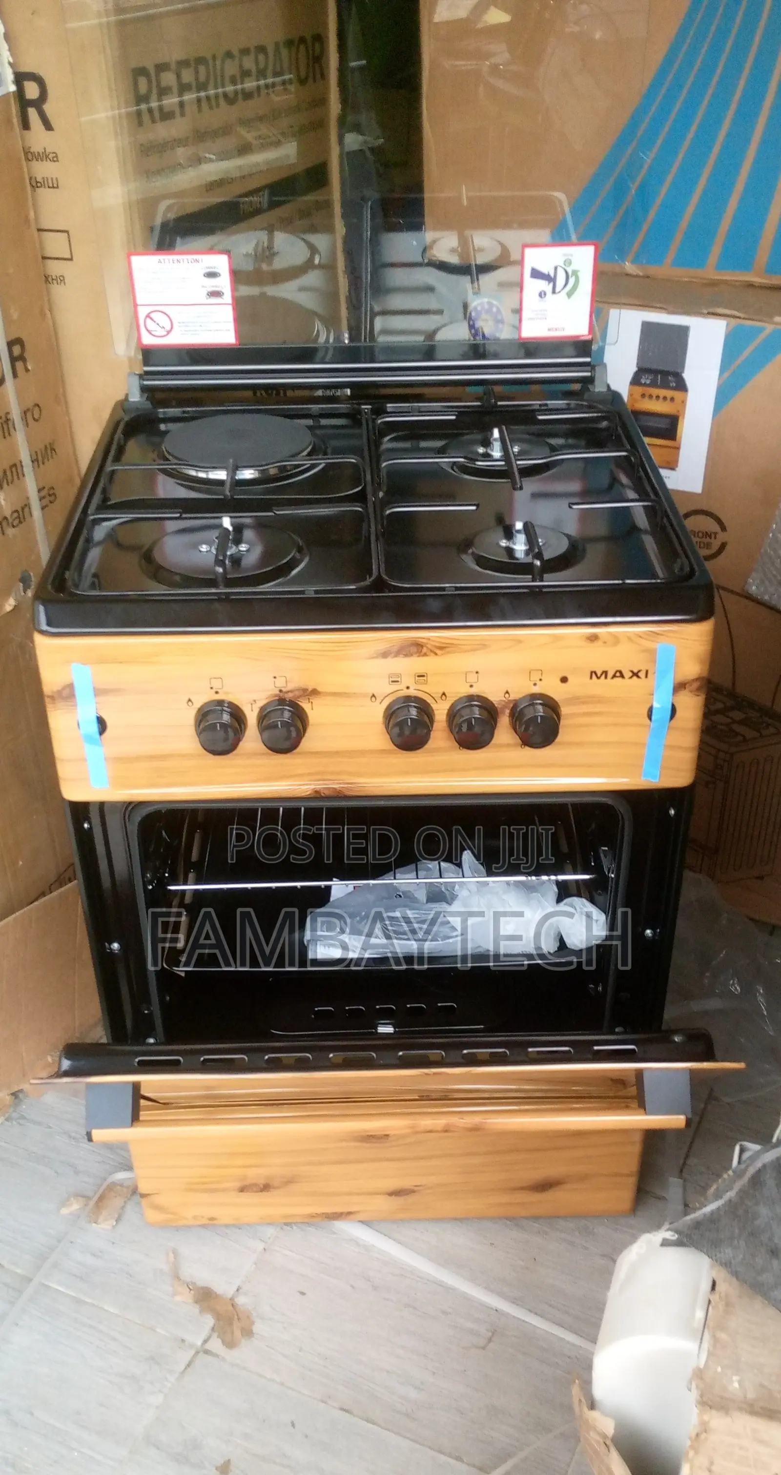 Maxi Standing Cooker Ready