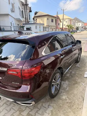 Acura MDX w/Technology & Ent. Pkgs SH-AWD 2017 Burgundy