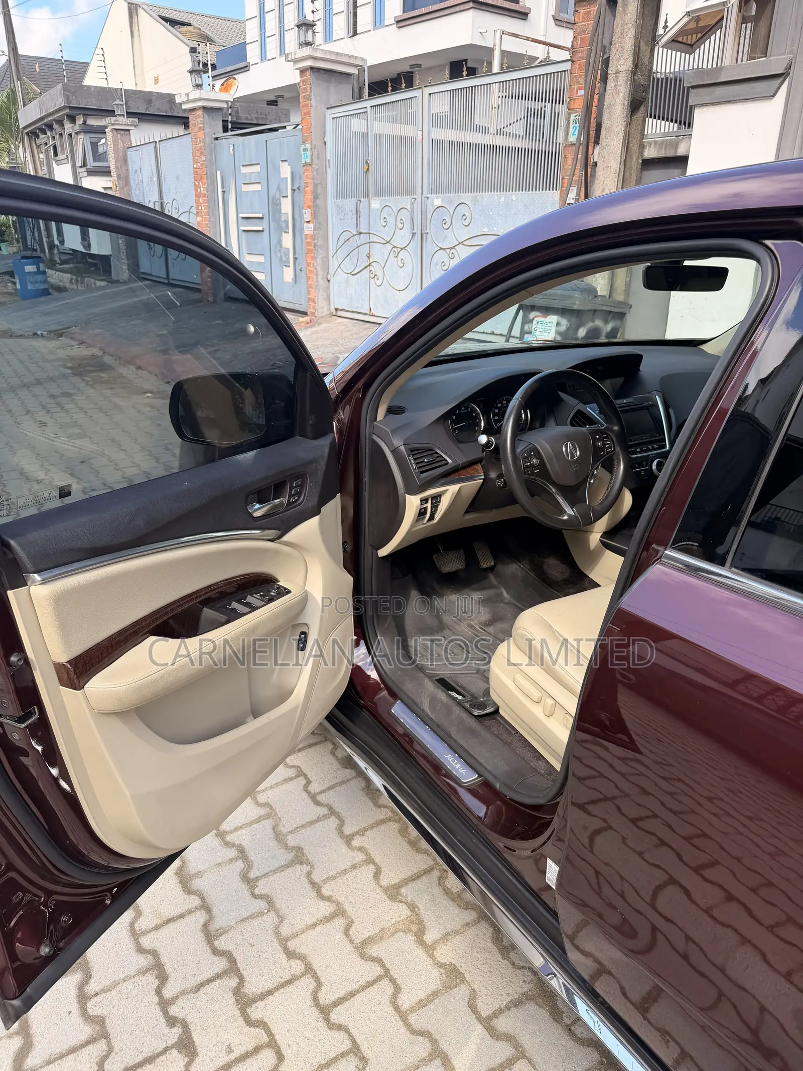 Acura MDX w/Technology & Ent. Pkgs SH-AWD 2017 Burgundy