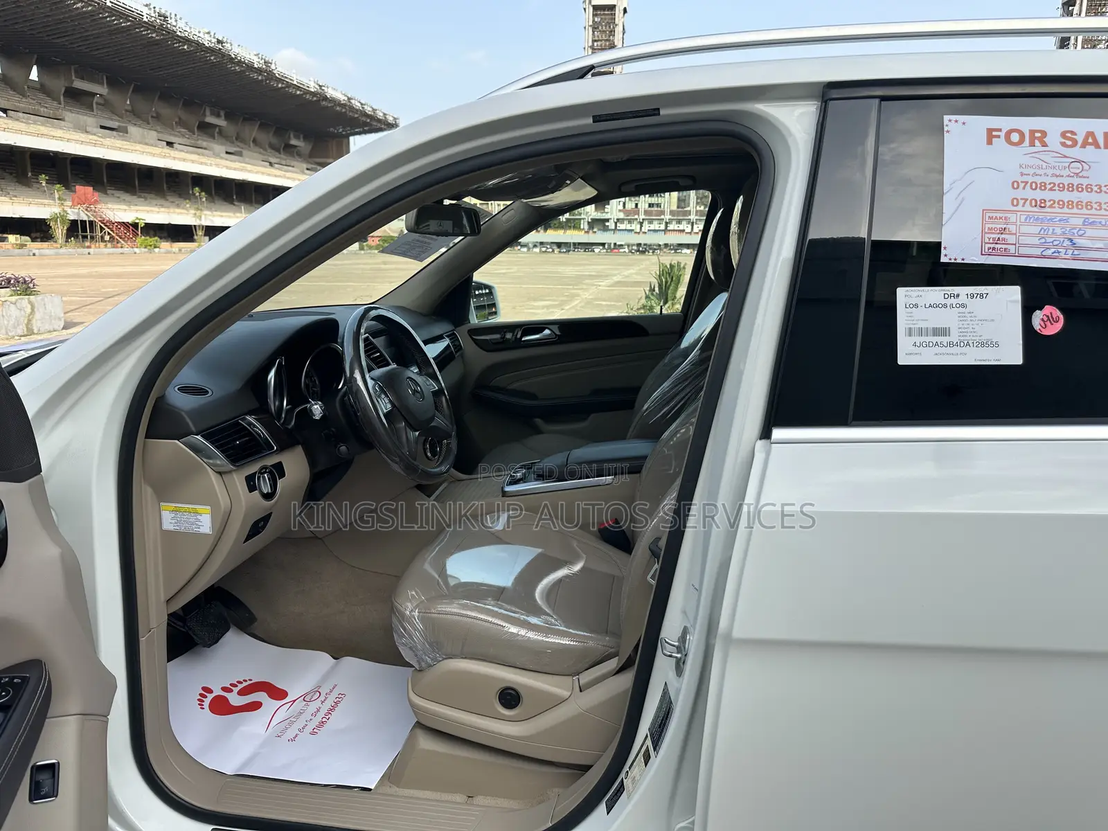 Mercedes-Benz M Class ML 350 4Matic 2013 White