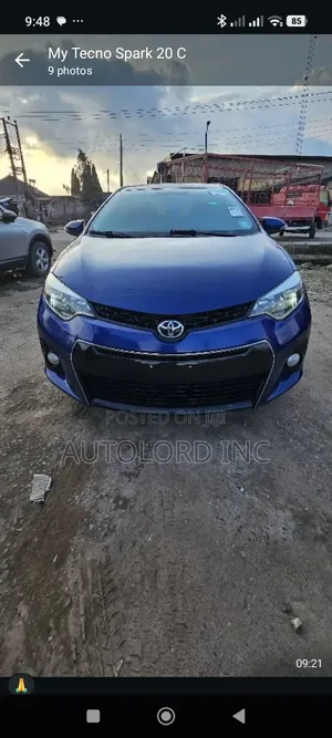 Toyota Corolla S 4dr Sedan (1.8L 4cyl CVT) 2014 Blue
