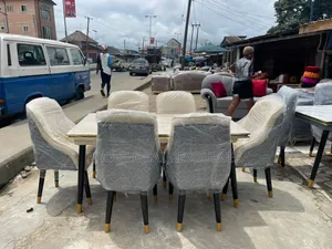 Morden Six Seater Dining Table Set