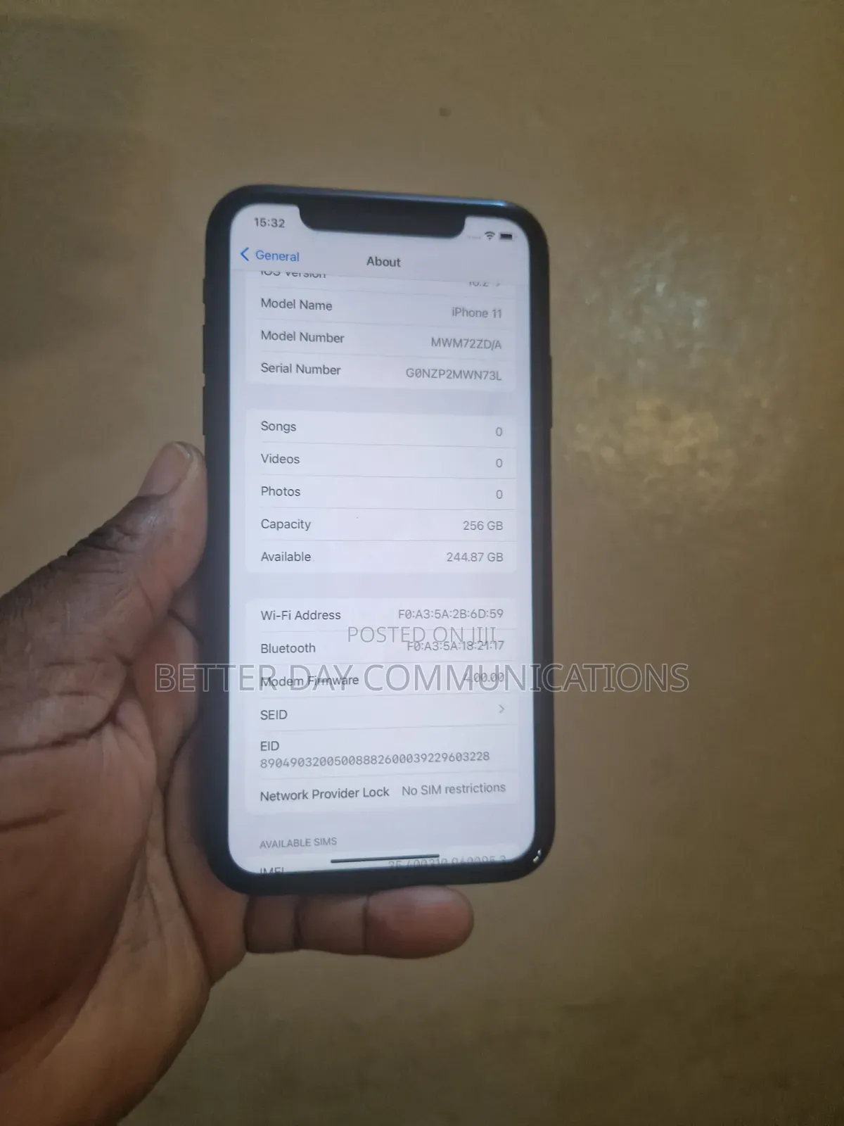 Apple iPhone 11 256 GB Black