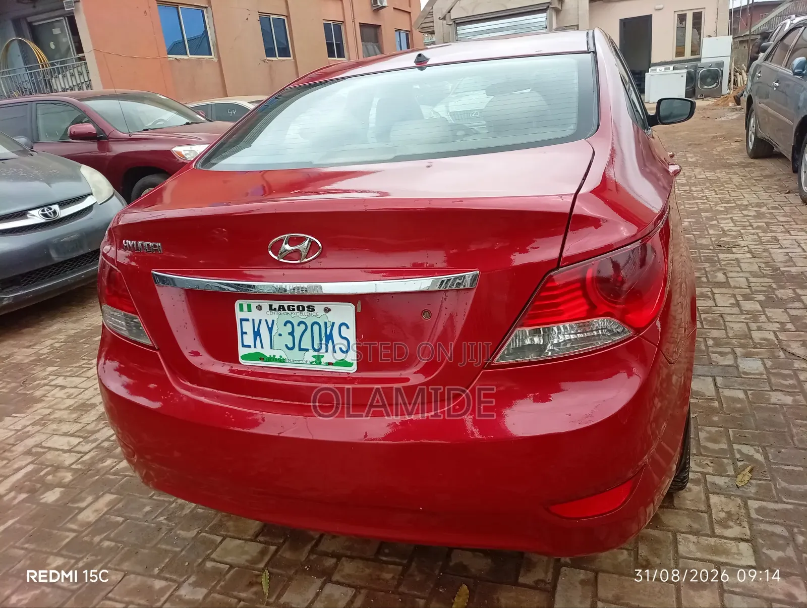 Hyundai Accent 2013 Red