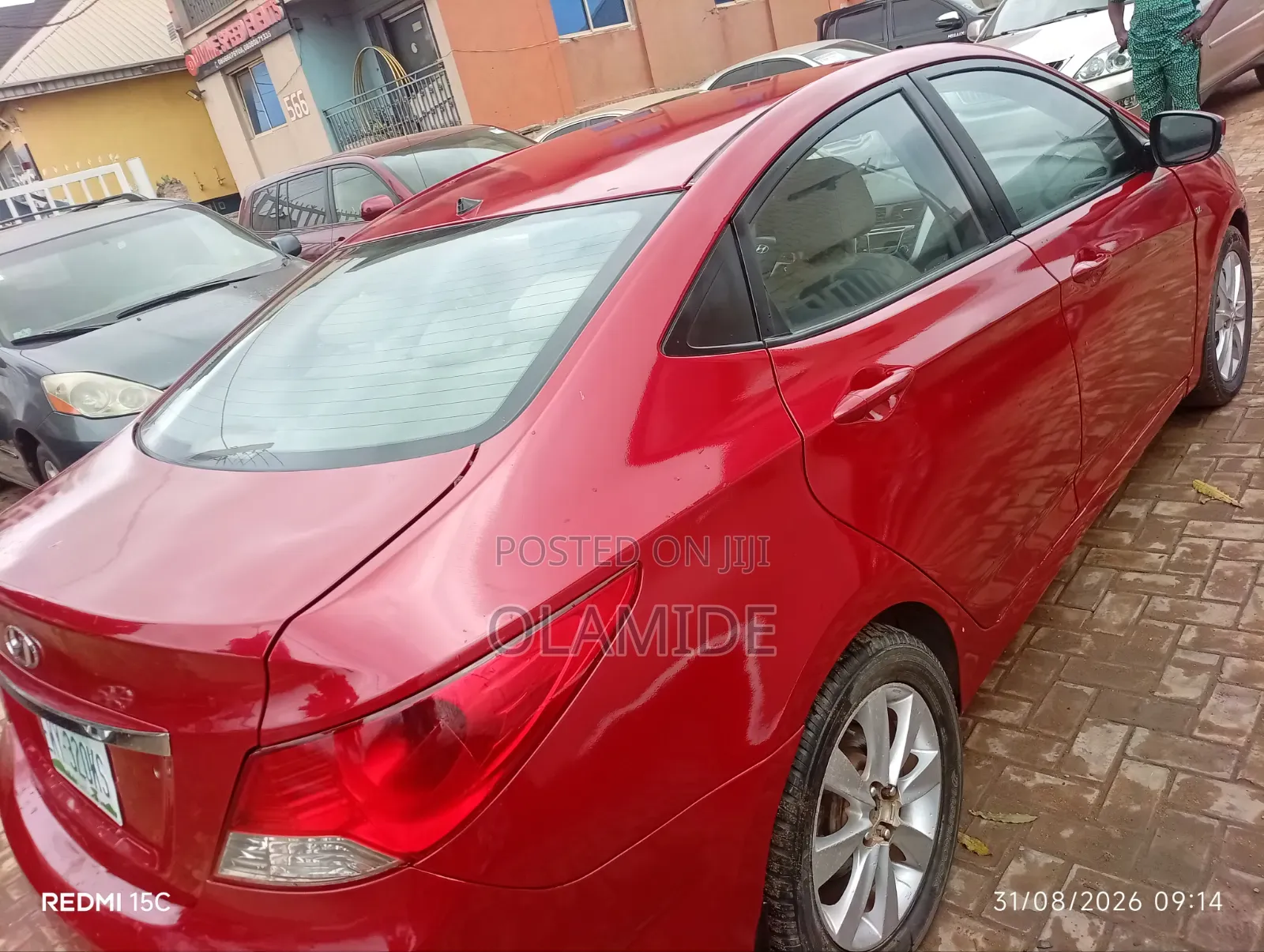 Hyundai Accent 2013 Red