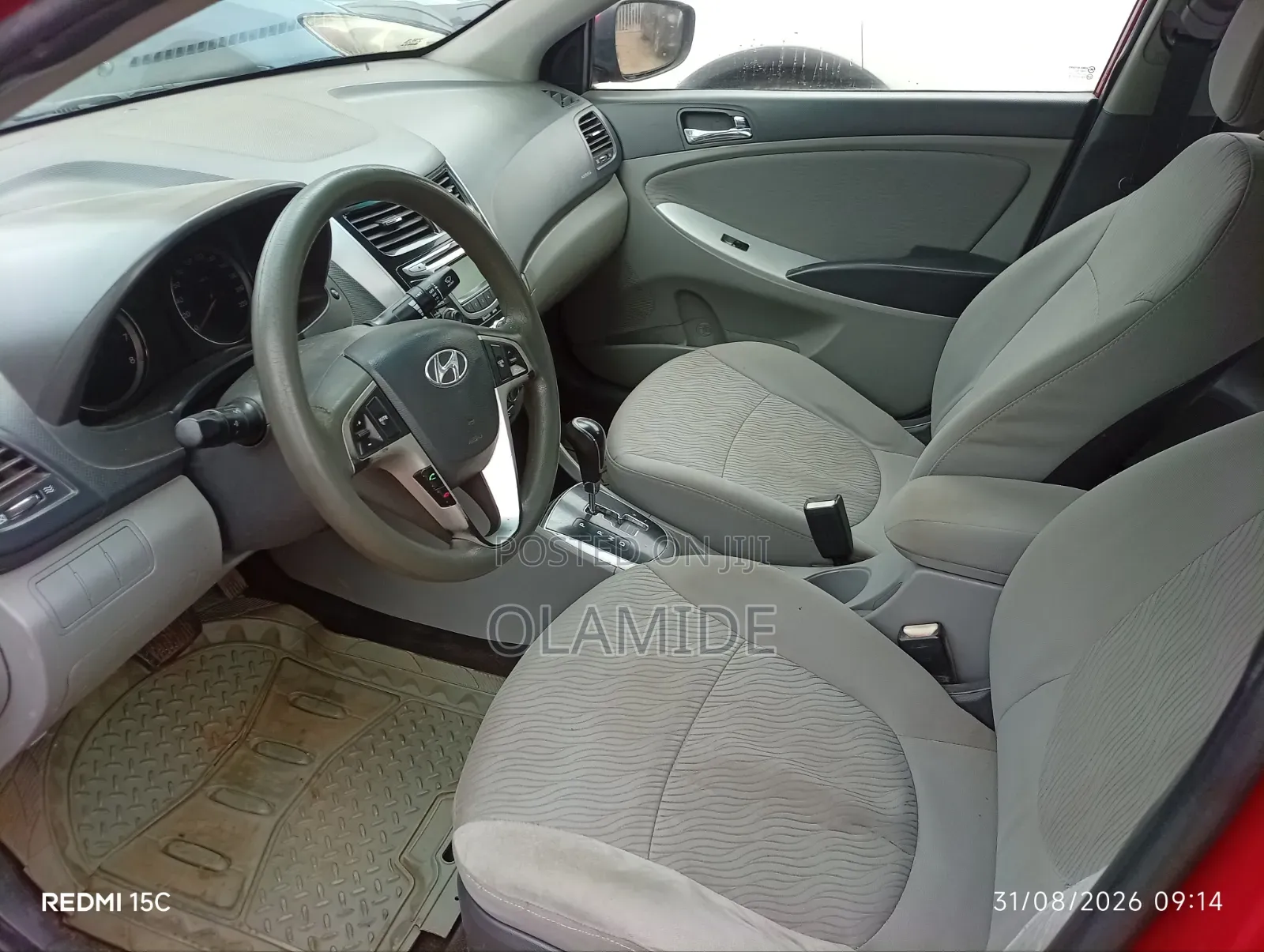 Hyundai Accent 2013 Red
