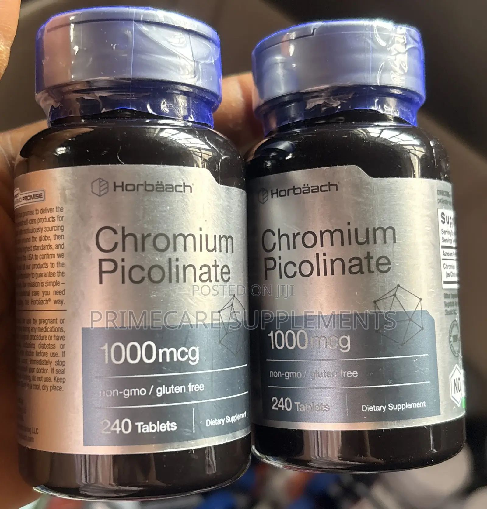 Horbäach Chromium Picolinate 1000mcg 240 Tablets