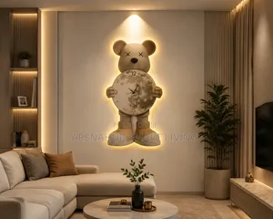 Light Luxury Decorative Painting Cream Wind Corridor Aisle Clock