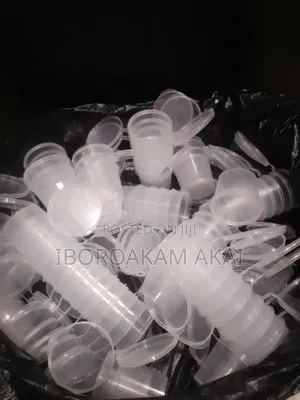 75 White Ketchup Cups