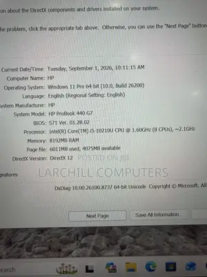 Laptop HP ProBook 440 G7 8GB Intel Core i5 SSD 256GB