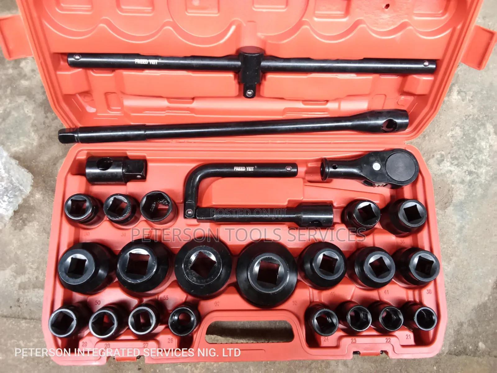 3/4"-1" Socket Set 21-65mm